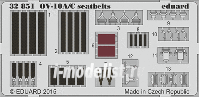 32851 Eduard 1/32 OV-10A/C seatbelts