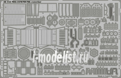 48755 Eduard 1/48 Фототравление MiGG-23M/ML/MF exterior