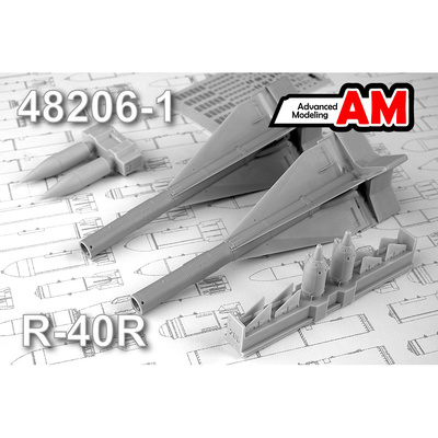 АМС48206-1 Advanced Modeling 1/48 Р-40Р Авиационная управляемая ракета класса «Воздух-воздух»