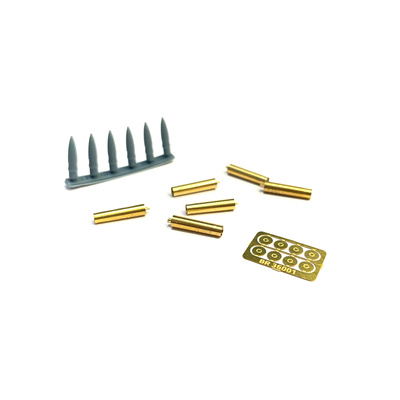 BR36001 Э.В.М. 1/35 Осколочно фугасный снаряд УОФ-354М 76 мм для пушки САУ Су-76 (6 шт.)