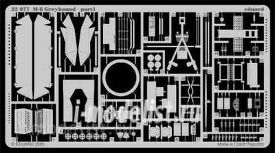 22077 Eduard photo etched parts for 1/72 M-8 Greyhound