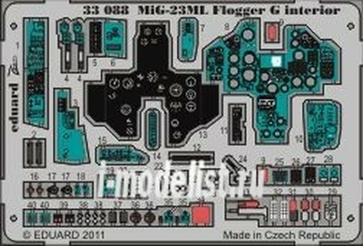 33088 Eduard 1/32 Фототравление MiGG-23ML Flogger G interior S.A.  