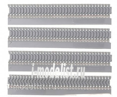 MTL-35302 MasterClub 1/35 Траки наборные железные T48 type for M4  Sherman (в наборе только 180 подушек, дополнительно требуются концевые соединители)