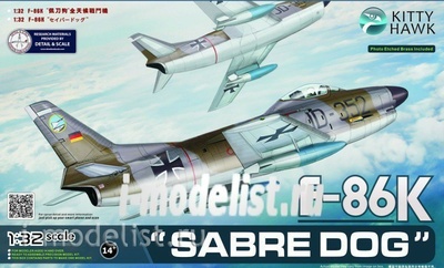 KH32008 KittyHawk 1/32 Самолет F-86K 