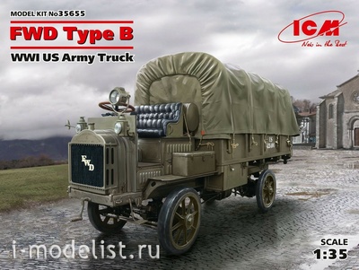 35655 ICM 1/35  FWD Type B, Грузовик армии США IMB