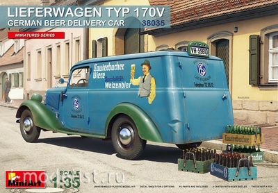 38035 MiniArt 1/35 Немецкая Грузовая Машина Тип 170V для Доставки Пива