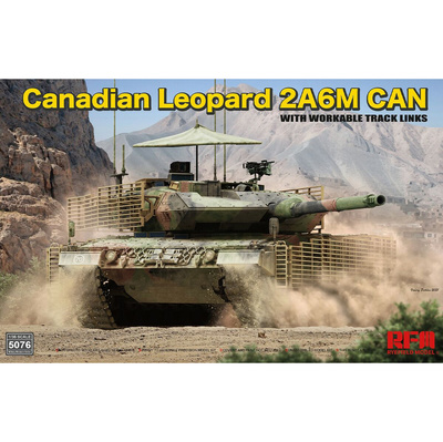 RM-5076 Rye Field Model 1/35 Канадский танк Leopard 2A6M CAN с рабочими траками