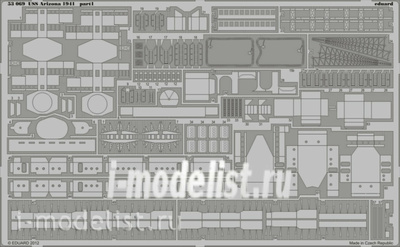 53069 Eduard 1/350 Фототравление для USS Arizona 1941 1/350