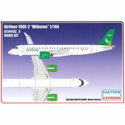 144152-3 Восточный экспресс 1/144 Авиалайнер EMB 190E2 WIDEROE