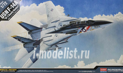 12532 Academy 1/72 Aircraft F-14A Tomcat 'VF-2 Bounty Hunters