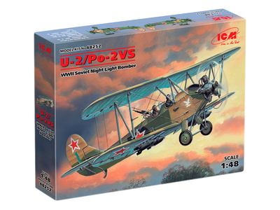 48252 ICM 1/48 Soviet night light bomber U-2/ Po-2VS (U-2/Po-2VS)