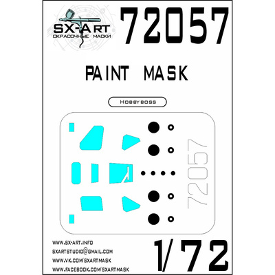 72057 SX-Art 1/72 Окрасочная маска К@-50 (Hobbyboss)