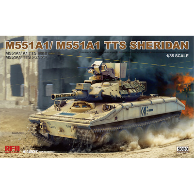 RM-5020 Rye Field Model 1/35 Американский лёгкий танк M551A1/M551A1 TTS Sheridan