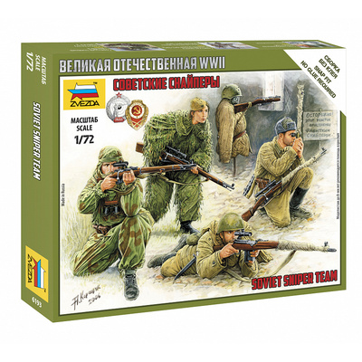 6193 Zvezda 1/72  Soviet snipers 
