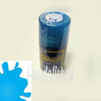 S50 Gunze Sangyo Краска-спрей Clear Blue (прозрачная синяя)