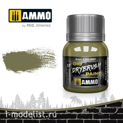AMIG0607 Ammo Mig drybrush green acrylic Paint