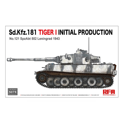 RM-5078 Rye Field Model 1/35 Немецкий тяжелый танк Sd.KfZ.181 Tiger I No.121