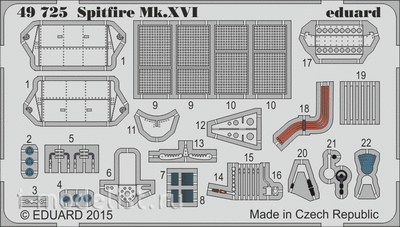 49725 Eduard 1/48 Фототравление для Spitfire Mk. XVI