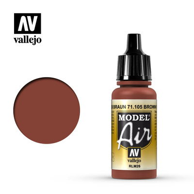 71105 Vallejo Краска акриловая `Model Air` Коричневый RLM 26 / Brown RLM26