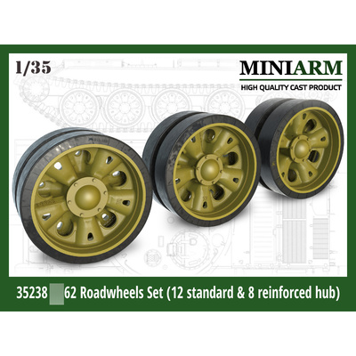35238 Miniarm 1/35 Набор катков для тип 62