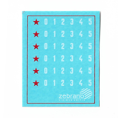D10001 Zebrano 1/100 Decal 