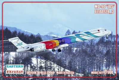 144128-3 Восточный экспресс 1/144 Авиалайнер MD-90 JAS (Limited Edition)