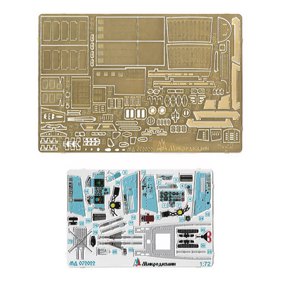 072022 Micro Design 1/72 Set of color photo etching cabin MiGG-29/Migg-29SMT