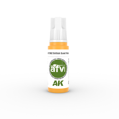 AK11362 AK Interactive acrylic paint BRITISH SAND YELLOW (British sand yellow) 17 ml