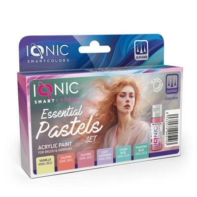 IONIC-0510 Ammo Mig Набор необходимых пастельных тонов / IONIC Essential Pastels Set