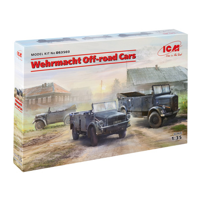 DS3503 ICM 1/35 Внедорожные автомобили Вермахта (Kfz.1, Horch 108 Typ 40, L1500A)