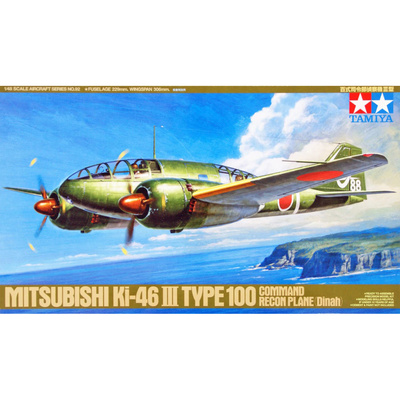 61092 Tamiya 1/48 Японский самолёт Mitsubishi Ki-46 III Type100 Command recon plane (Dinah)