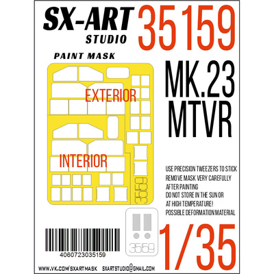 35159 SX-Art 1/35 Окрасочная маска MK.23 MTVR (Трубач)