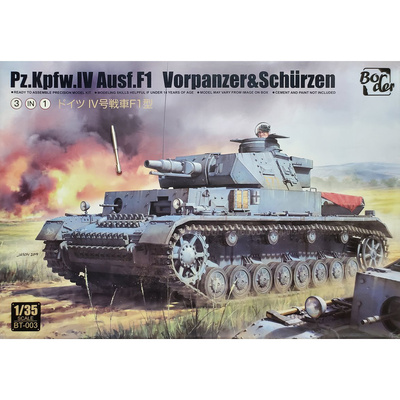 BT-003 Border Model 1/35 Немецкий танк Pz.Kpfw. IV Ausf. F1