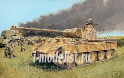6164 Dragon 1/35 Sd.Kfz.171 Panther D, 52nd Battalion, Panzer Regiment 39 (Kursk Offensive, July 1943)