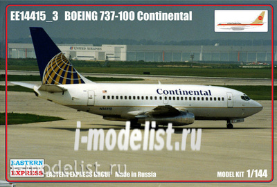 14415-3 Восточный экспресс 1/144 Авиалайнер Б-731 Continental