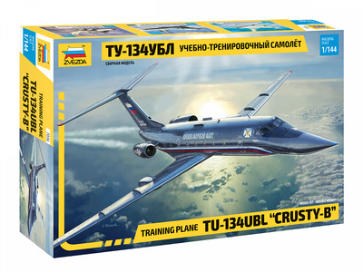 7036 Zvezda 1/144 TU-134UBL training aircraft