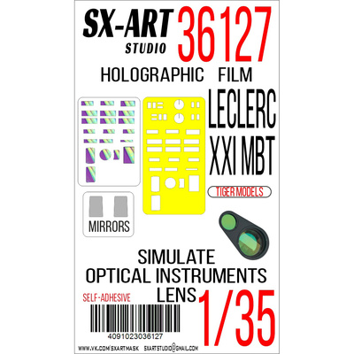 36127 SX-Art 1/35 Imitation of Leclerc XXI MBT (Tiger Model) viewing devices