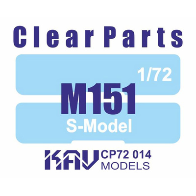 CP72 014 KAV models 1/72 Остекление для моделей M151 (S-Model)
