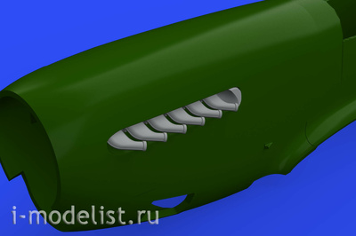 648485 Eduard 1/48 Набор дополнений для P-51D выхлопные патрубки