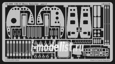 32086 Eduard photo etched parts for 1/35 UH-1C interior