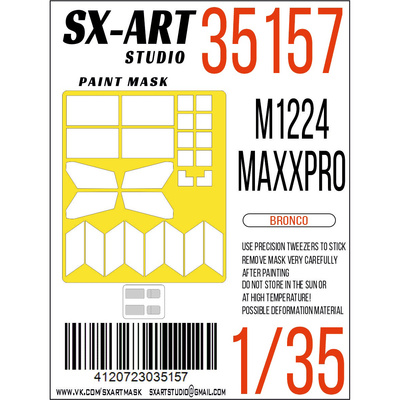 35157 SX-Art 1/35 Окрасочная маска M1224 MaxxPro (Bronco)