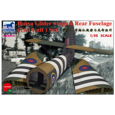 AB3574 Bronco 1/35 Крыло и задняя часть фюзеляжа планера Horsa Glider времен Второй мировой