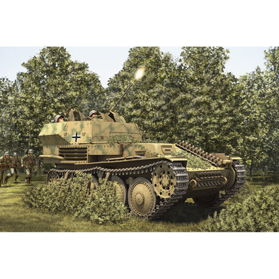 80140 HobbyBoss 1/35 German 2cm Flak 38 Pz.Kpfw .38 (t) 