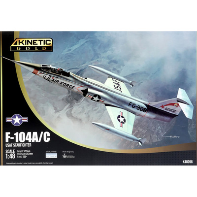 K48096 Kinetic 1/48 Истребитель F-104A/C USAF Starfighter