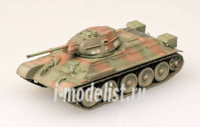 36266 Easy model 1/72 Собранная и покрашенная модель танк тип 34/76 мод. 1942 г., Юг России 