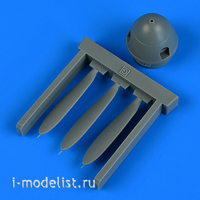 QB48 944 Quickboost 1/48 Дополнение к модели Bf 109G propeller