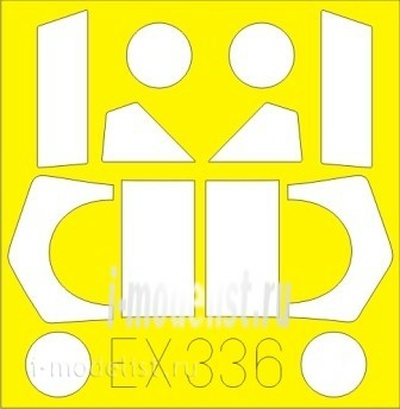 EX336 Eduard 1/48 Маска для UC-43/C-17