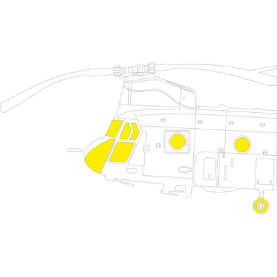 EX813 Eduard 1/48 Paint Mask for CH-47A