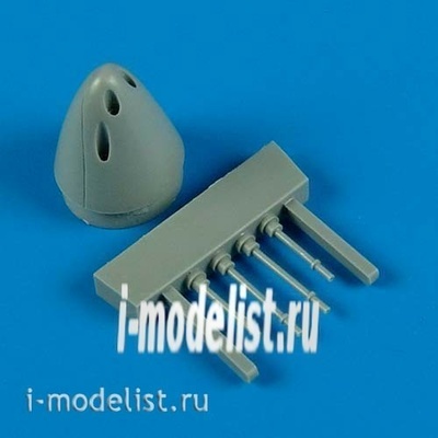 QB72 393 QuickBoost 1/72 Набор дополнений F9F-2 Panther correct nose with gun barrels