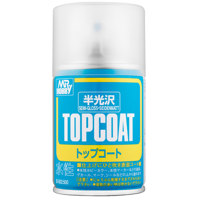 B-502 Gunze Sangyo Mr.TopCoat Полуглянцевый лак, 88 мл